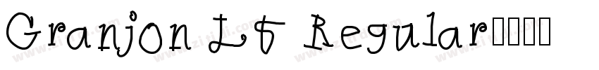 Granjon LT Regular字体转换